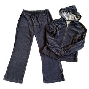 2 Piece St. John's Bay Gray Athletic Tracksuit Size Small